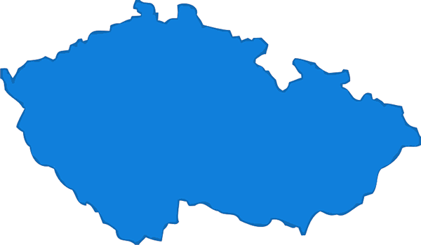 Mapa Republiki Czeskiej